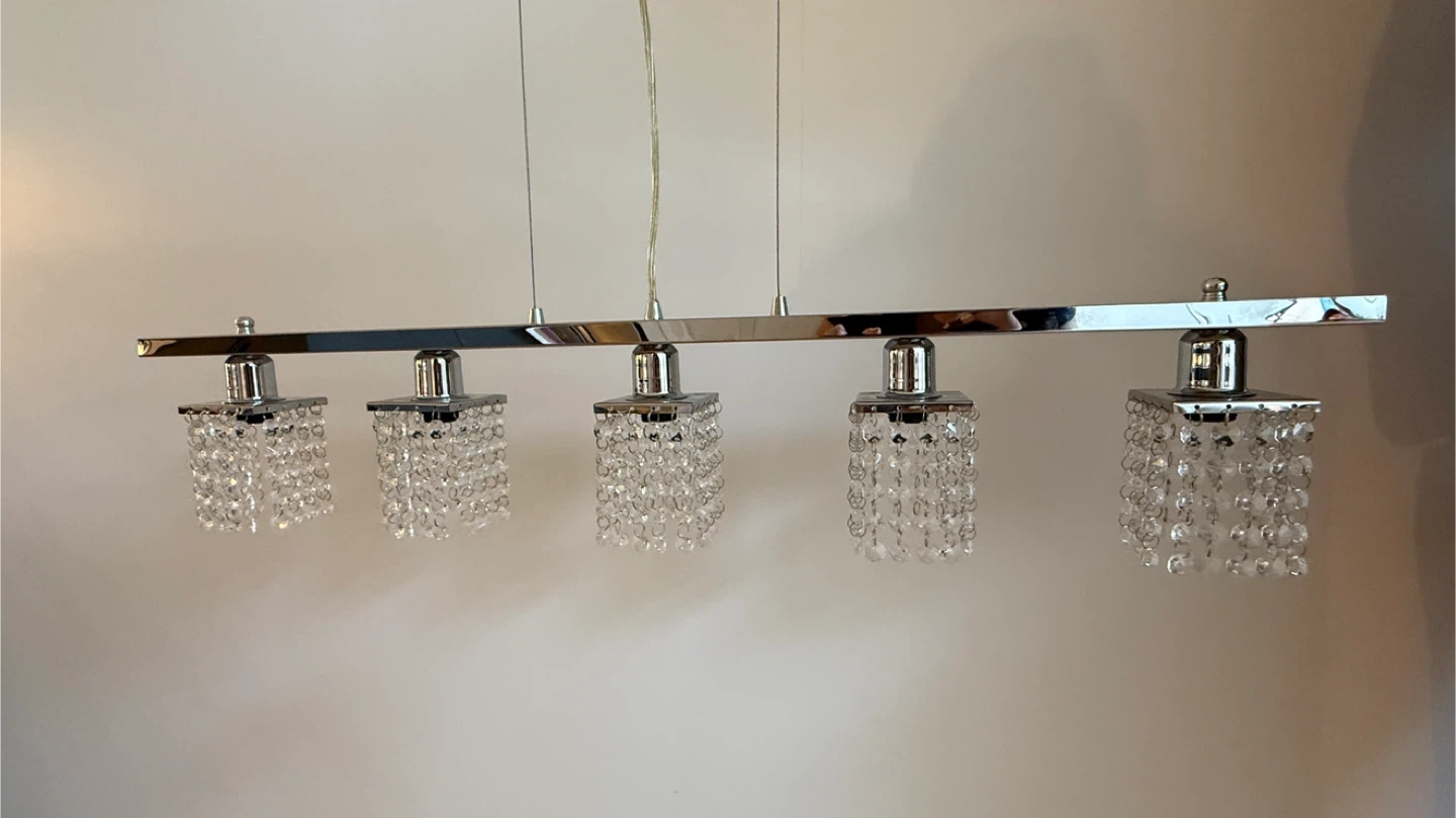 Crystal Chandelier 5 Lights
