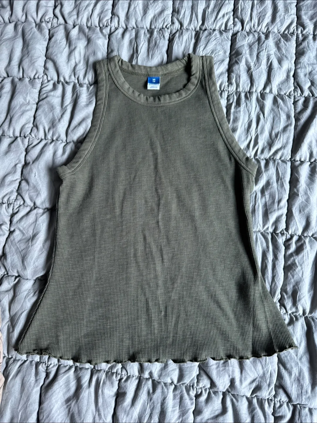 Old Navy Olive Green Tank Top thumbnail