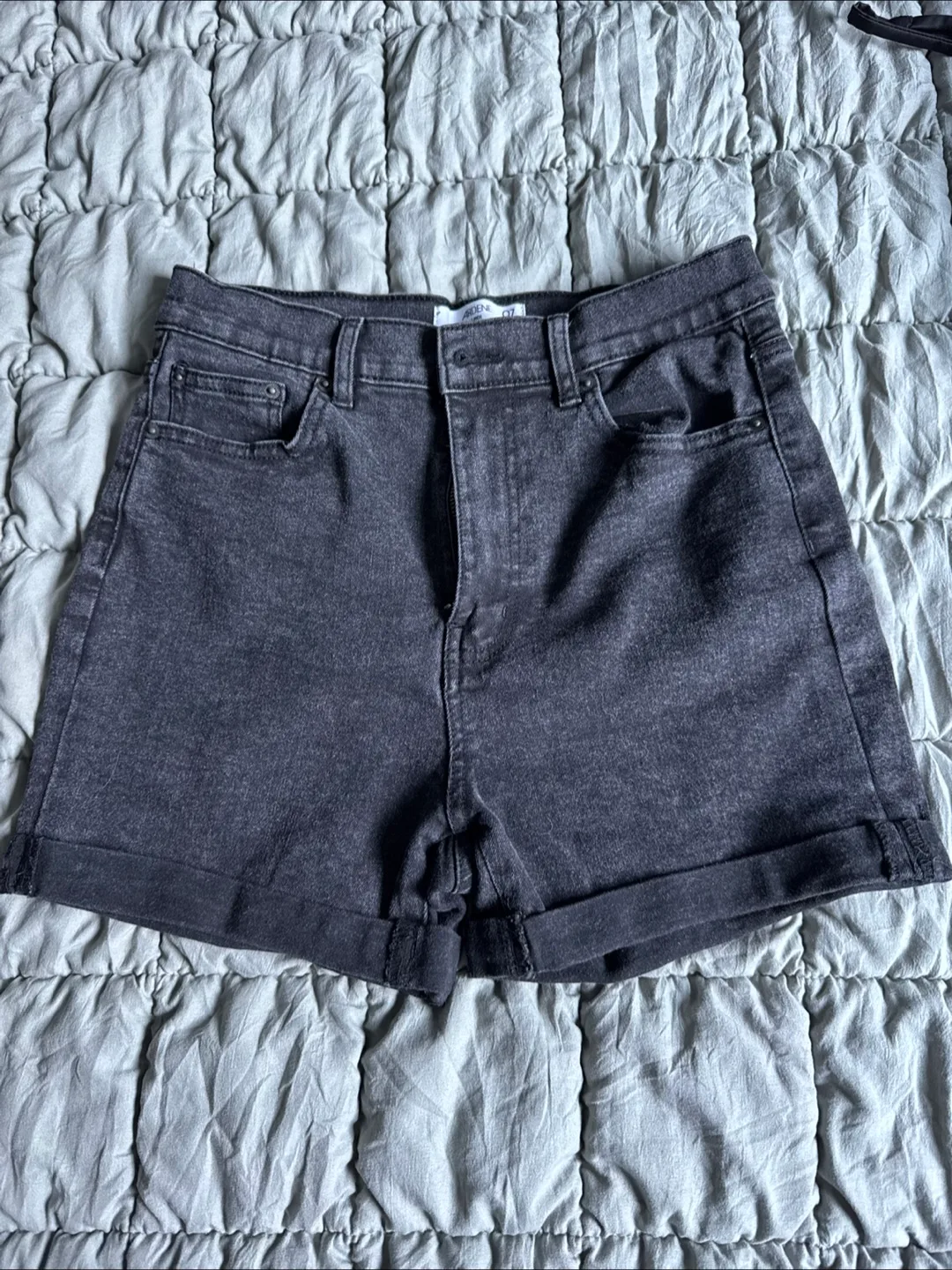 Ardene MIDI High Rise Black Shorts thumbnail