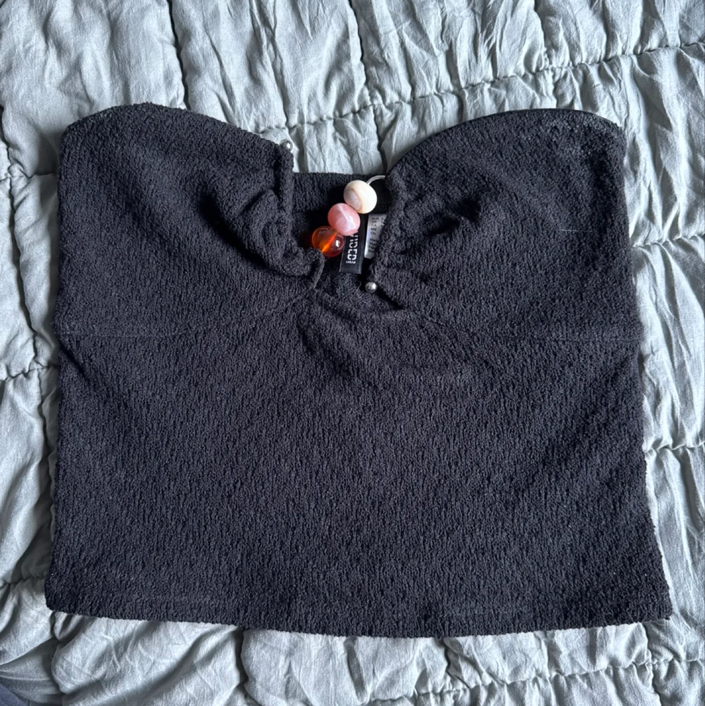 H&M Divided Black Tube Top thumbnail