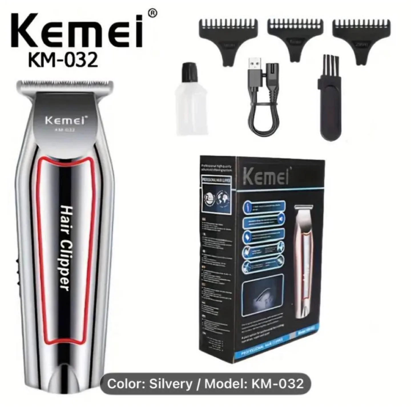 Welcome Kemei KM-032. with a 600mAh battery image indicator(4)