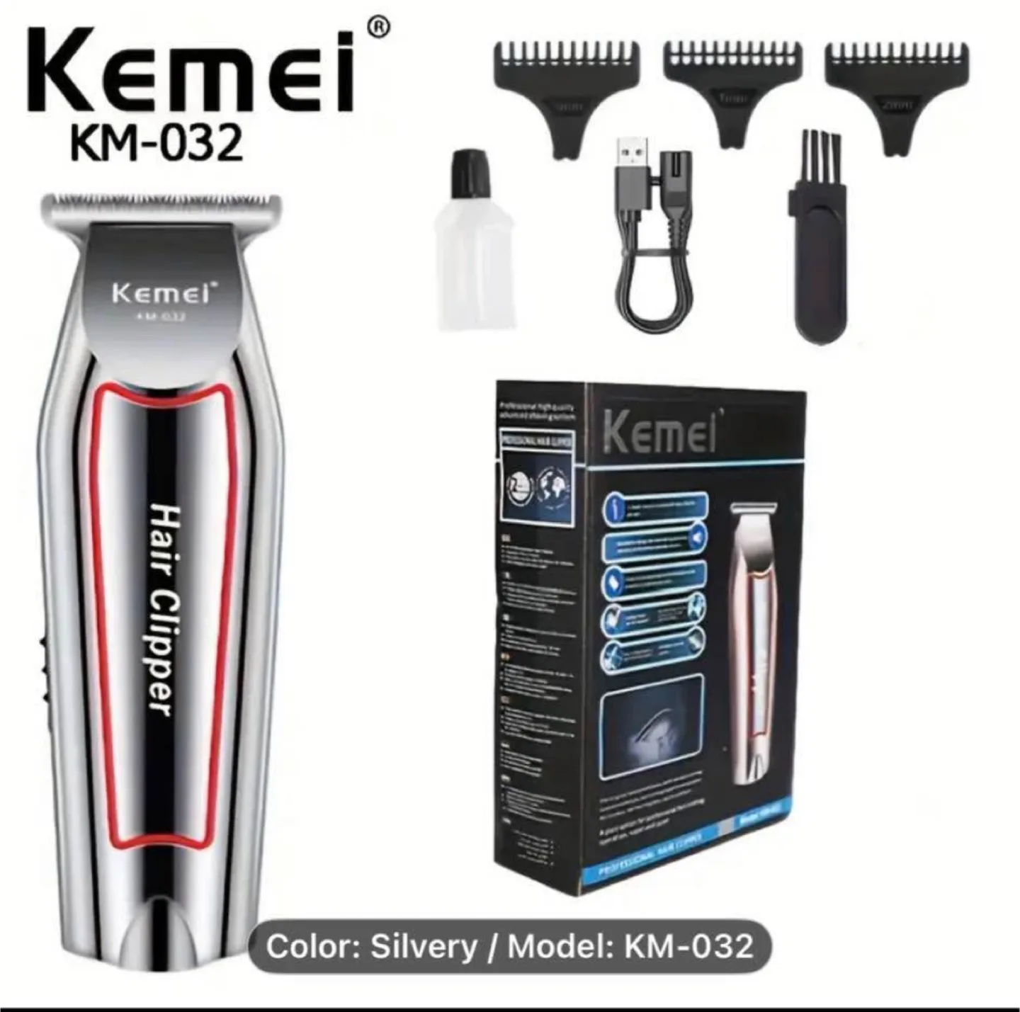 Welcome Kemei KM-032. with a 600mAh battery image indicator(3)