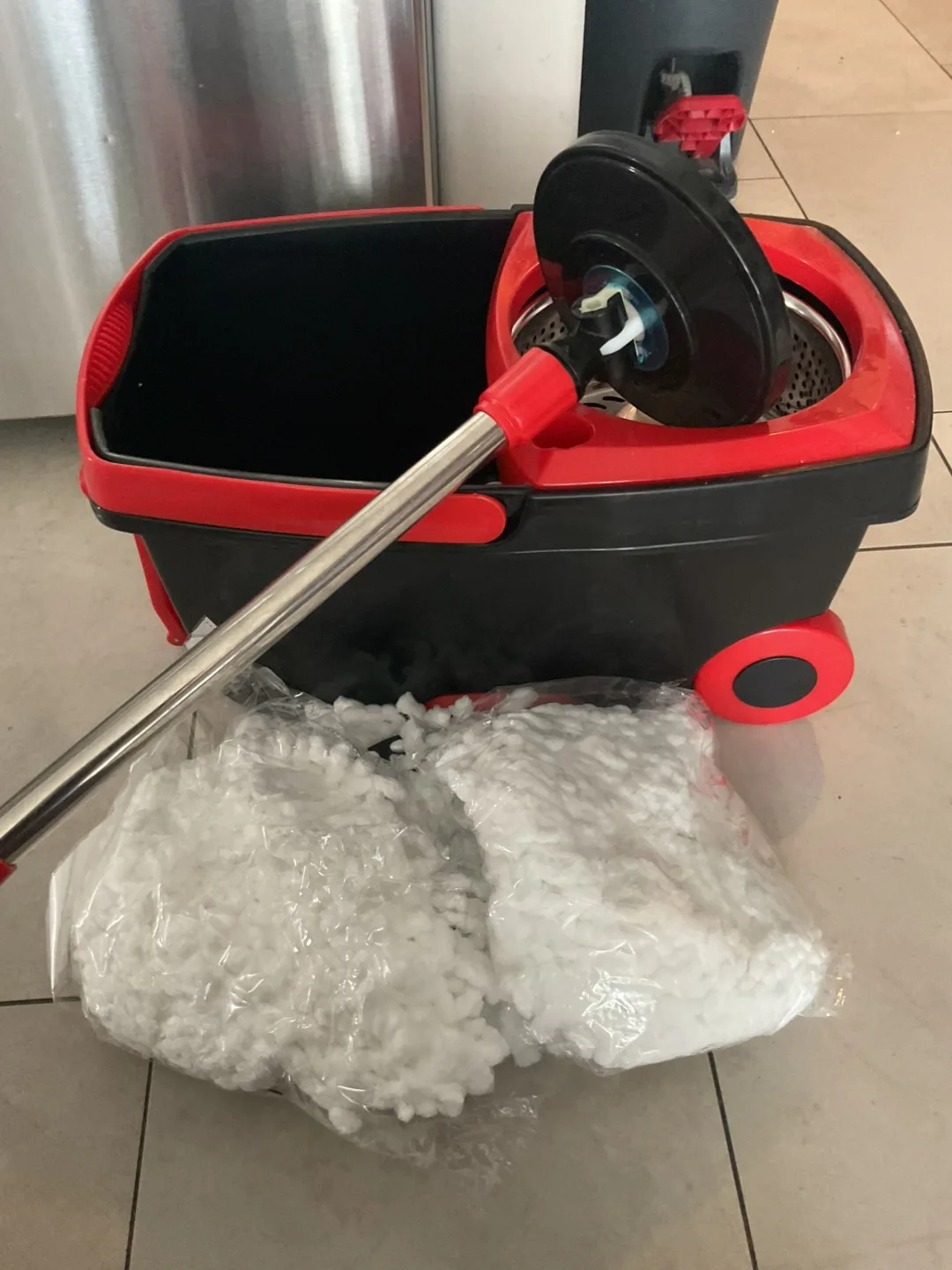 Tsmine Spin Mop and Bucket Cleaning System image indicator(2)