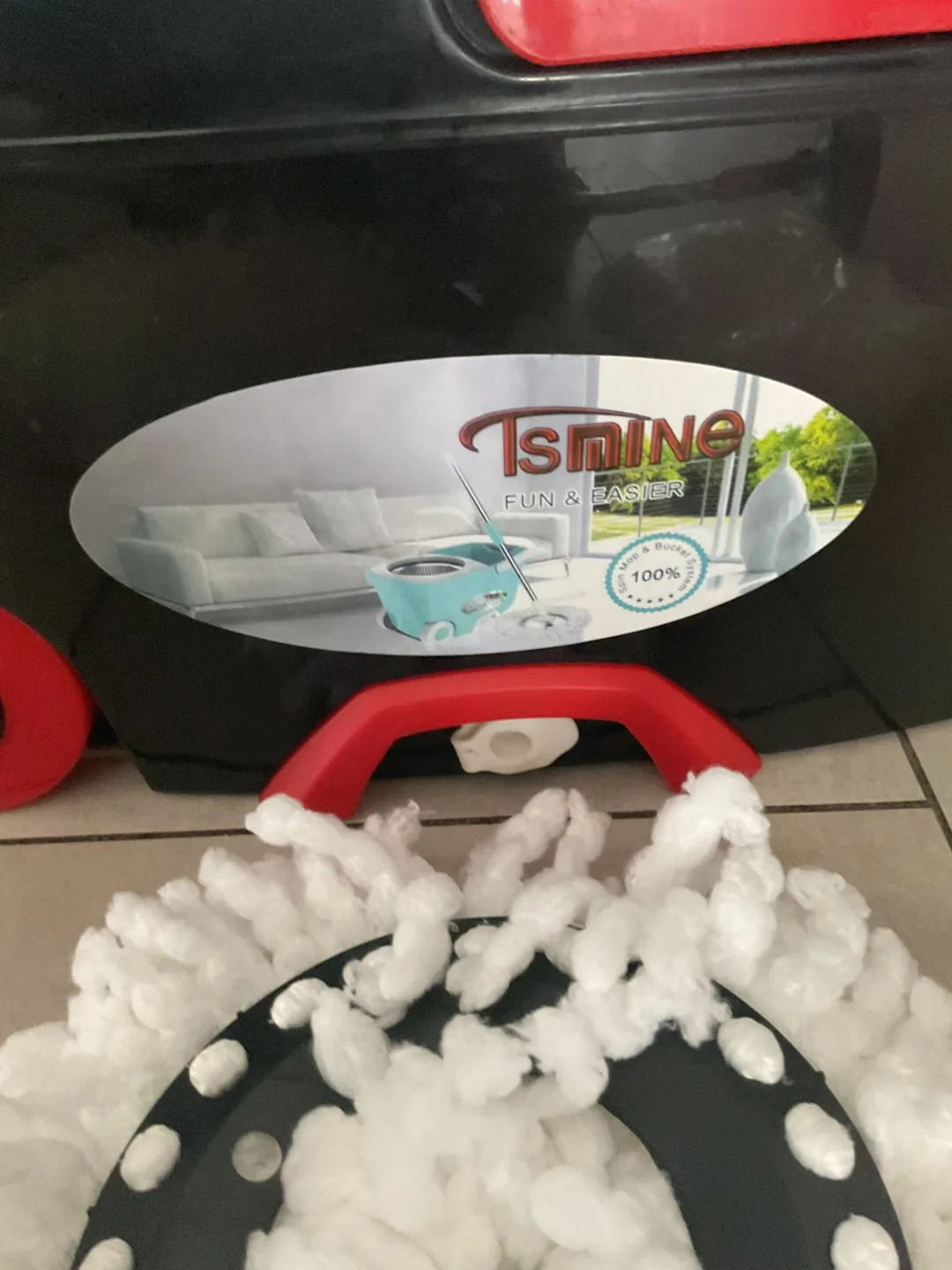 Tsmine Spin Mop and Bucket Cleaning System image indicator(4)