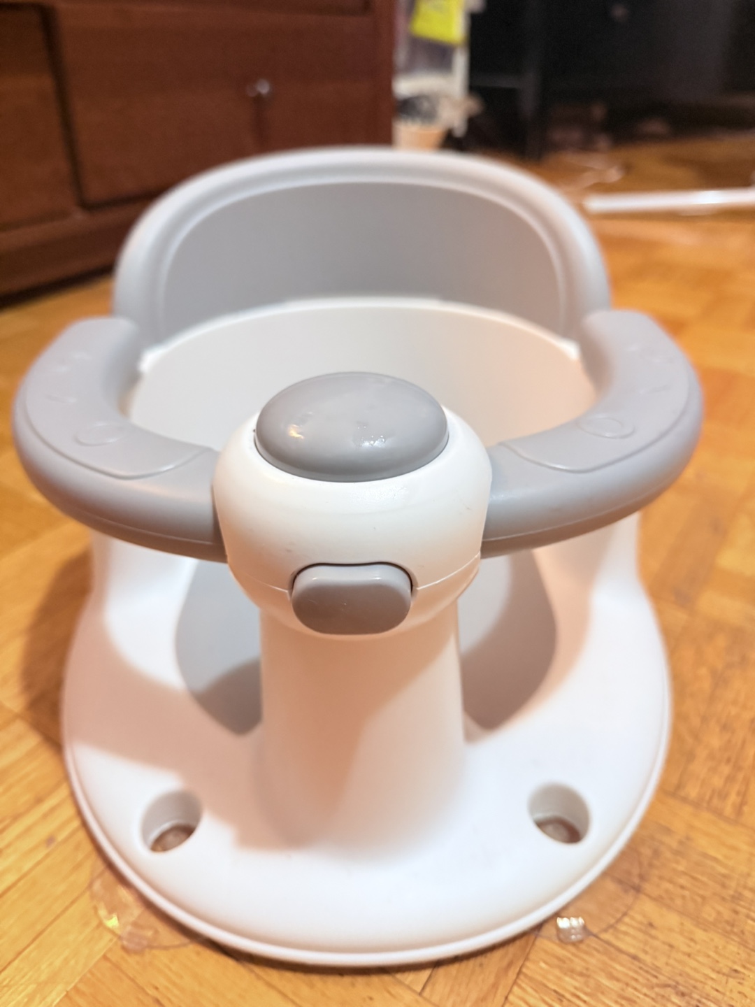 Baby Bath Seat - Grey & White - photo 2