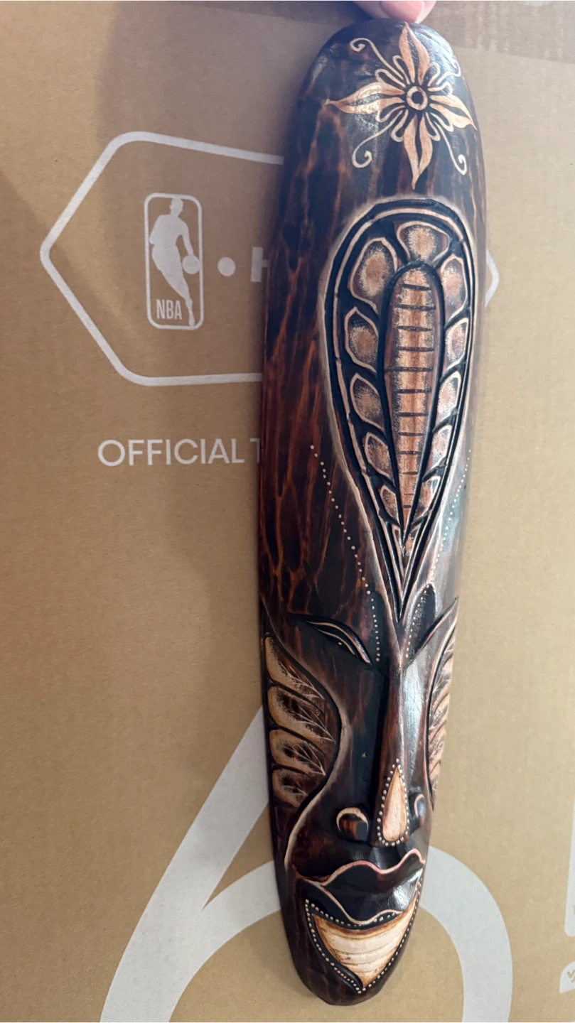Wooden Carved Mask - photo 2