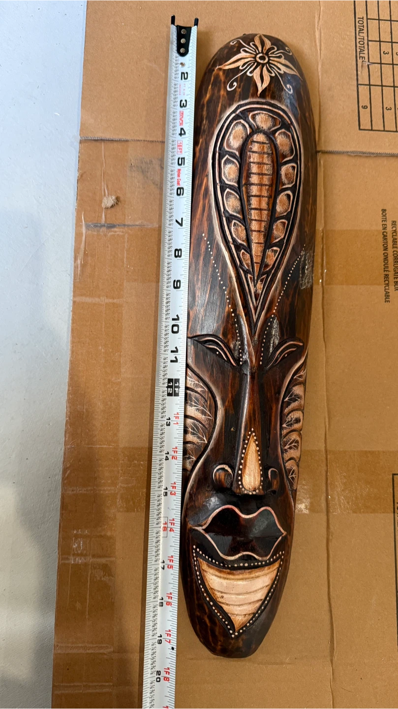 Wooden Carved Mask - photo 3