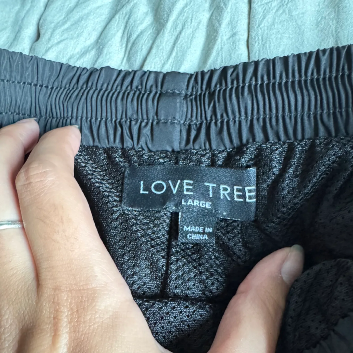 Love Tree Grey Athletic Shorts image indicator(2)