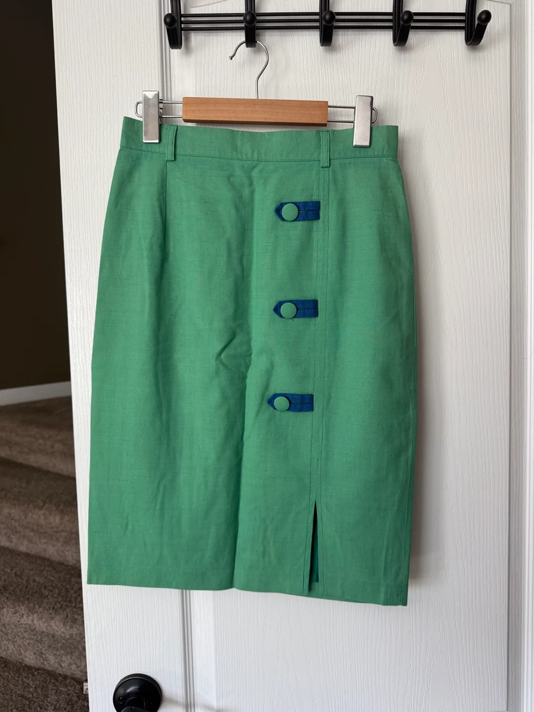 Vintage Giorgia Netti Green Skirt - Size 44 thumbnail