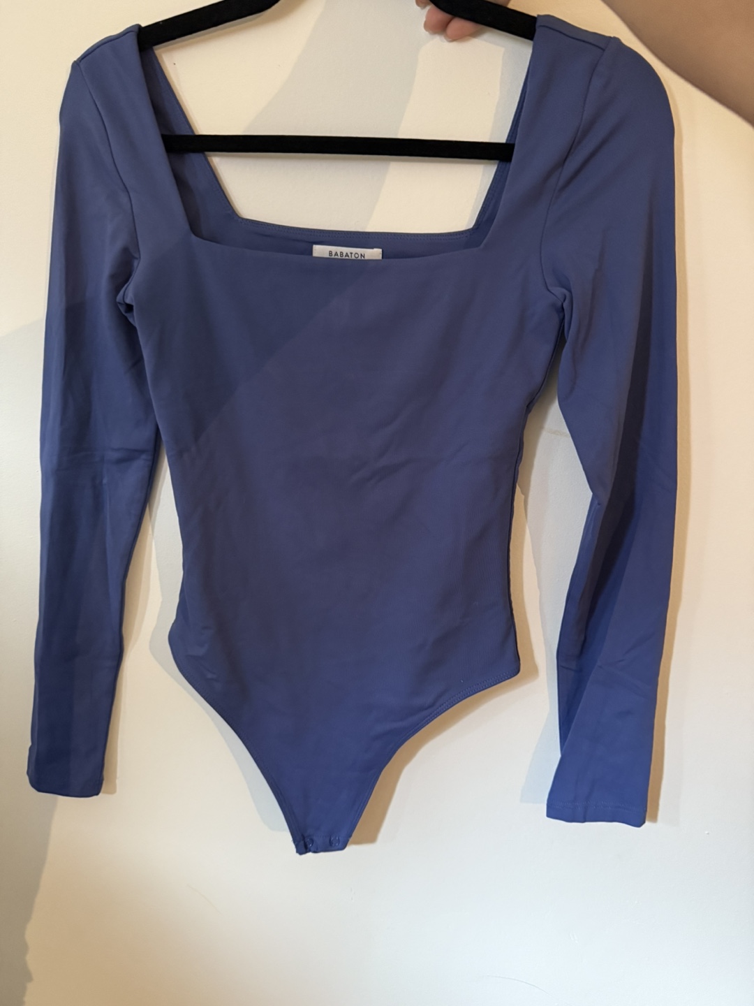Aritzia Babaton Squareneck Bodysuit - Blue