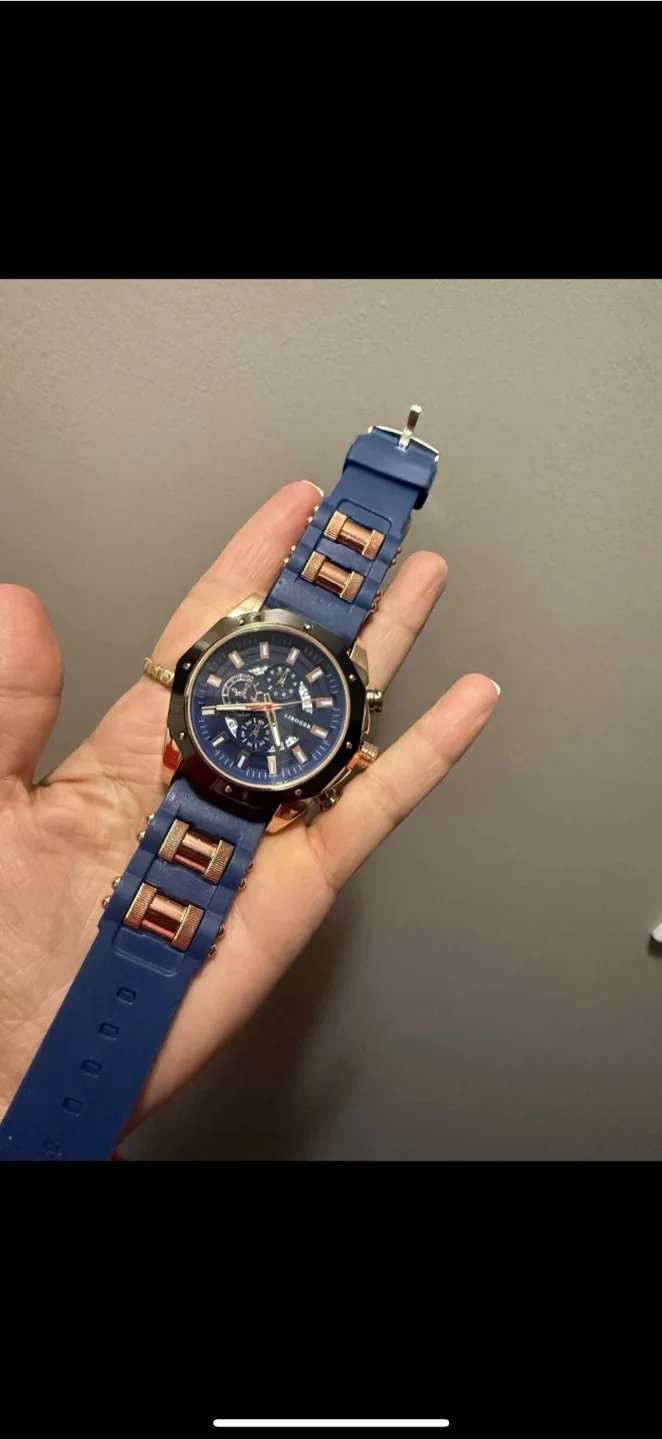 Libooger Blue Men's Watch image indicator(2)