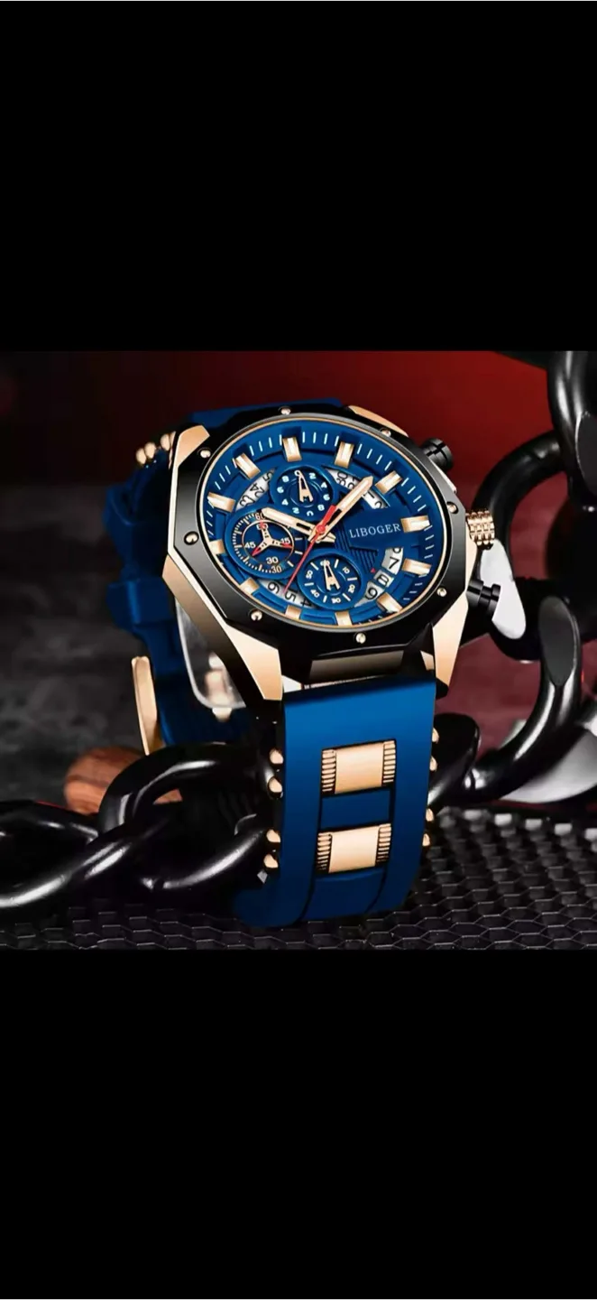 Libooger Blue Men's Watch