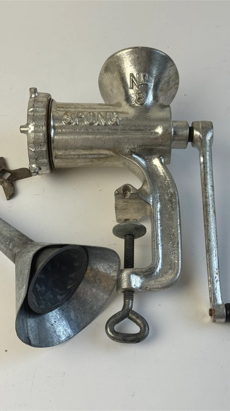 Vintage Spong No. 8 Meat Grinder