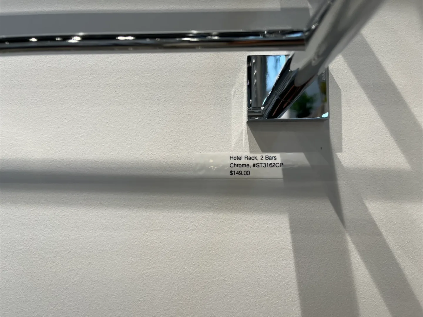 Chrome Towel Rack from Gingers image indicator(6)