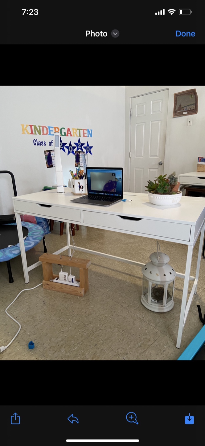 White Desk from ikea - photo 2
