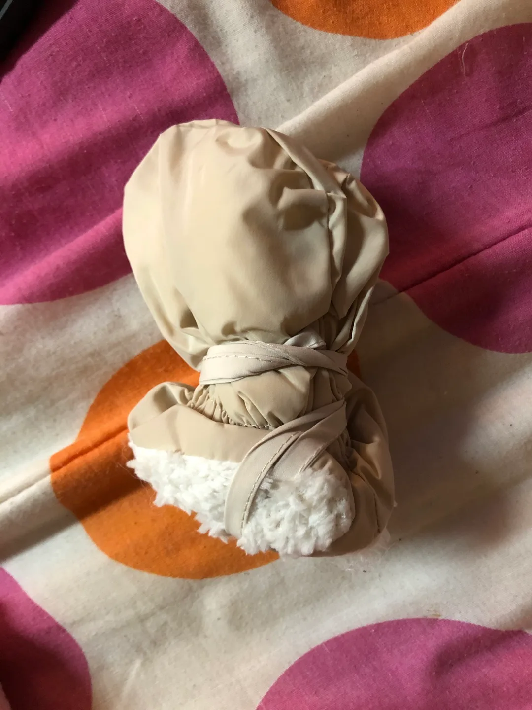 6-12 months Baby Padded Snowsuit - Beige image indicator(5)