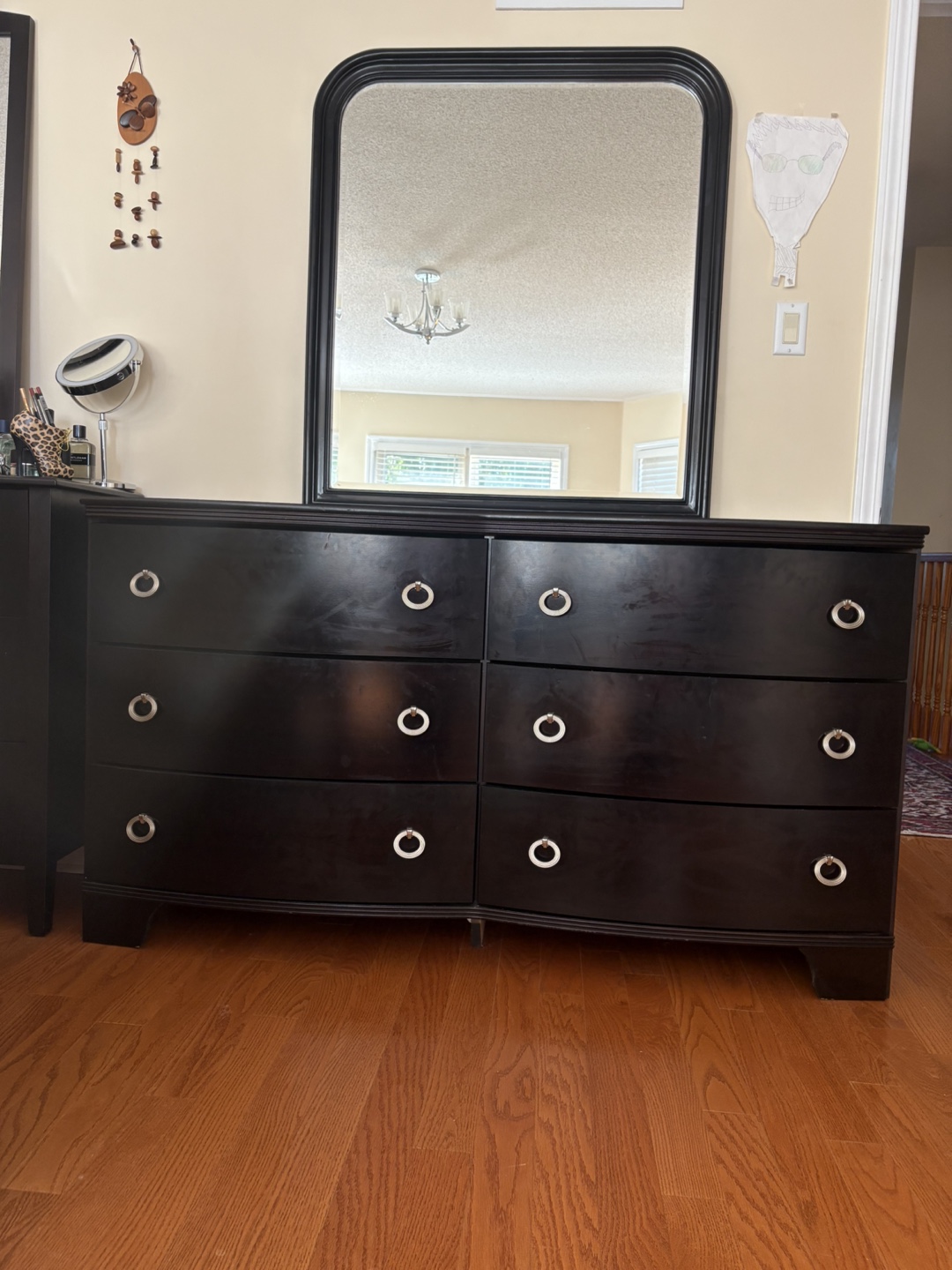 Black Dresser with Mirror - photo 5