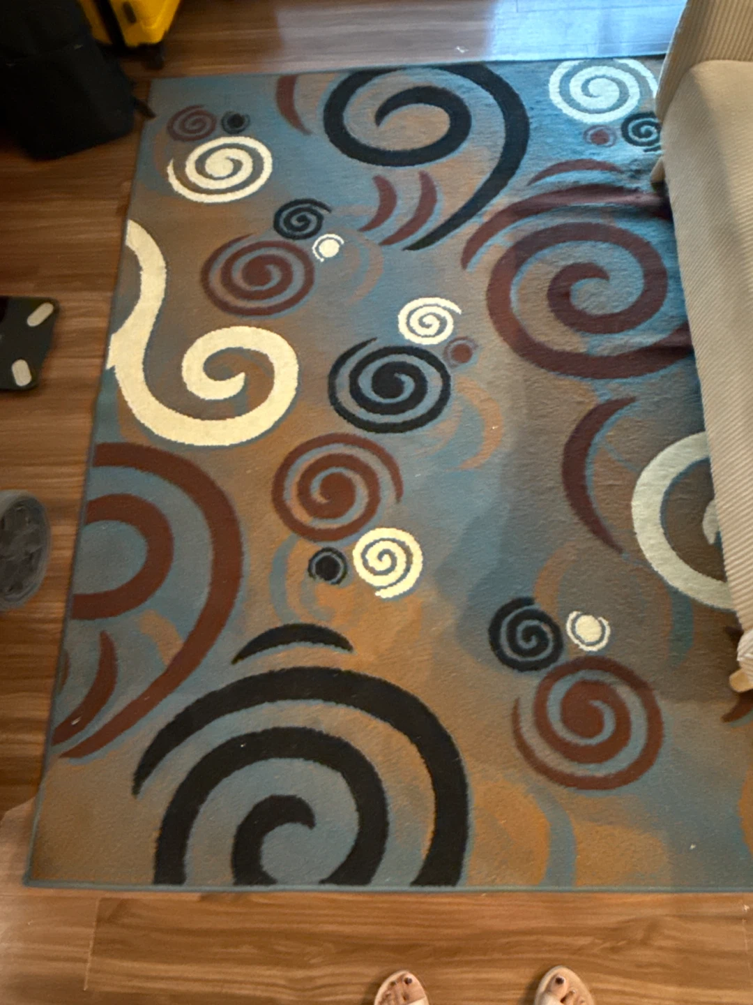 Swirl Pattern Area Rug