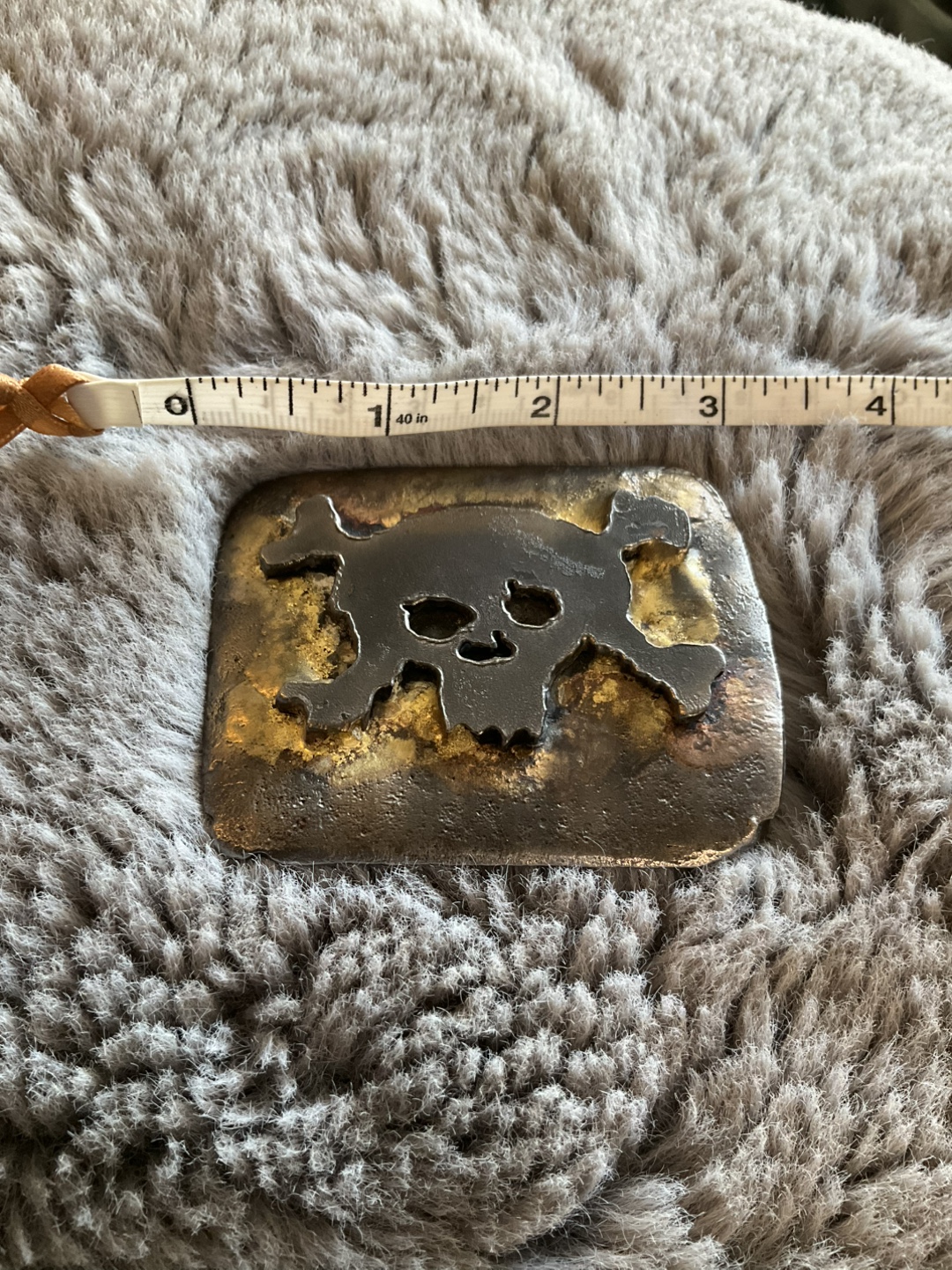 Skull & Crossbones Belt Buckle - photo 3