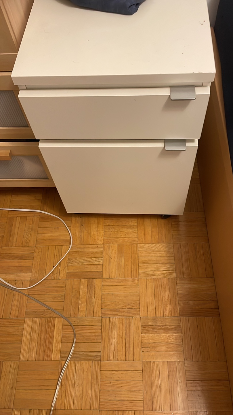 White Drawer Unit