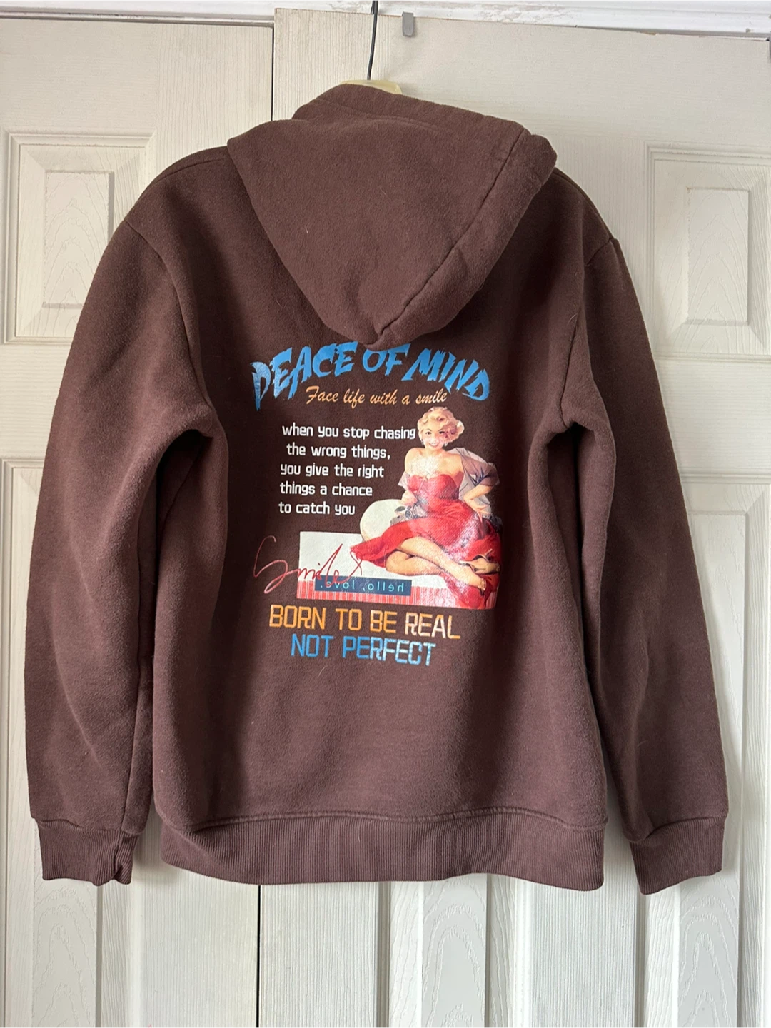 Brown Peace of Mind Hoodie - photo 2