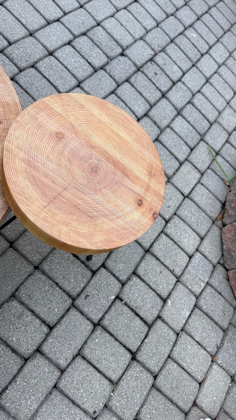 Wood Slice Coffee Table Set - photo 2