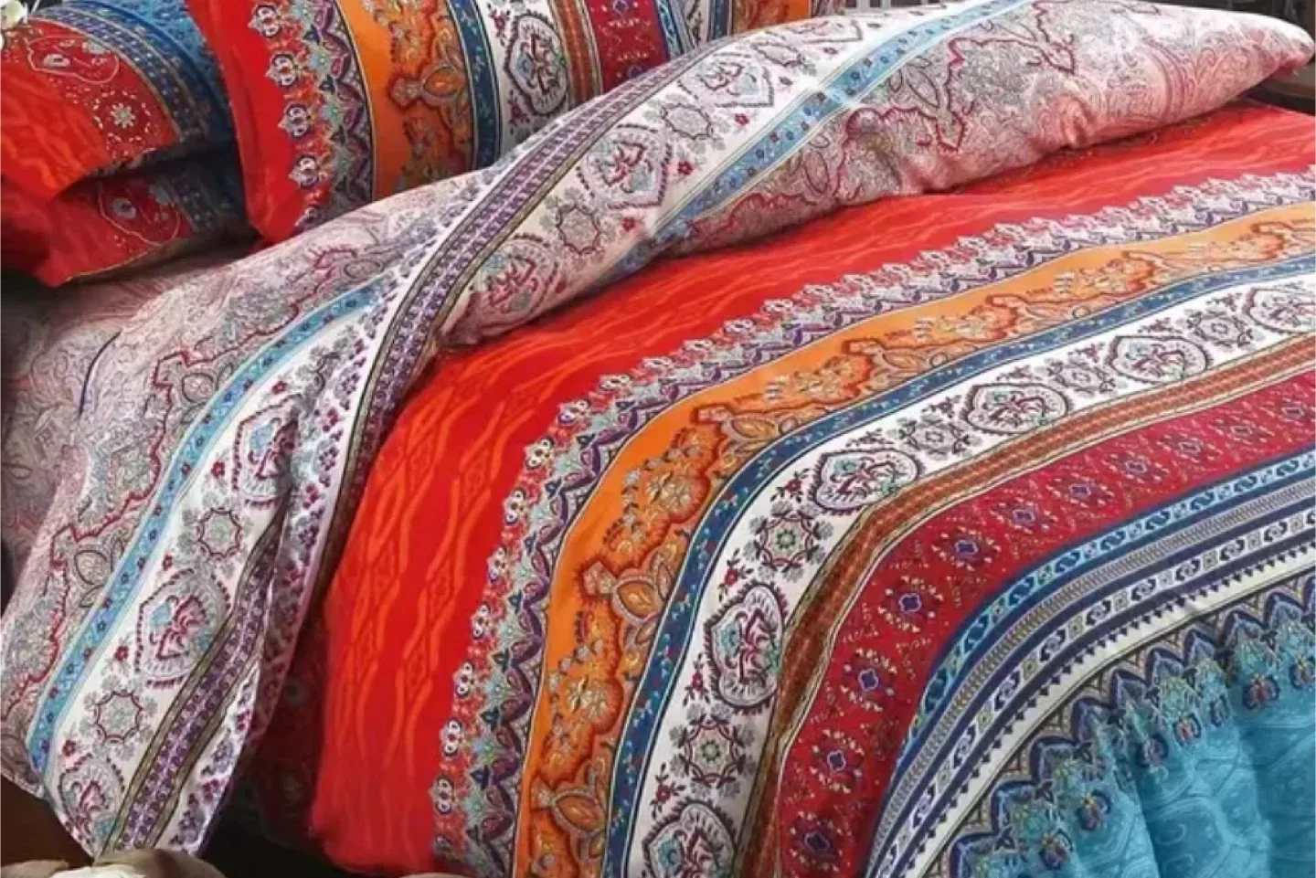 Bohemian Style Bedding Set, Various designs, Queen size thumbnail
