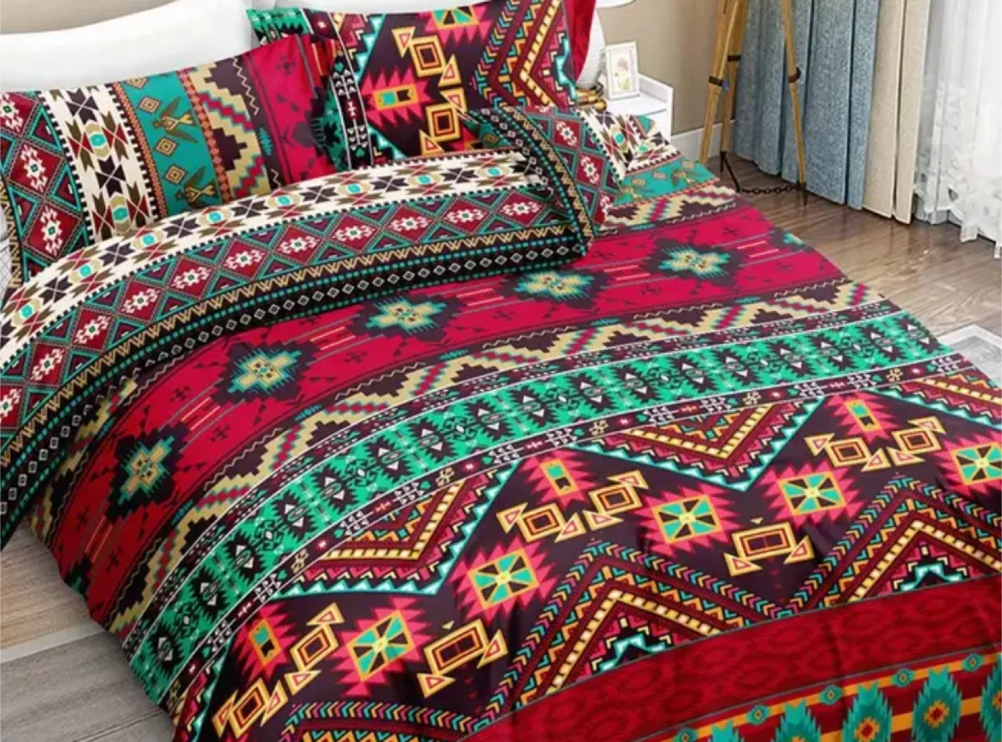 Bohemian Style Bedding Set, Various designs, Queen size image indicator(6)