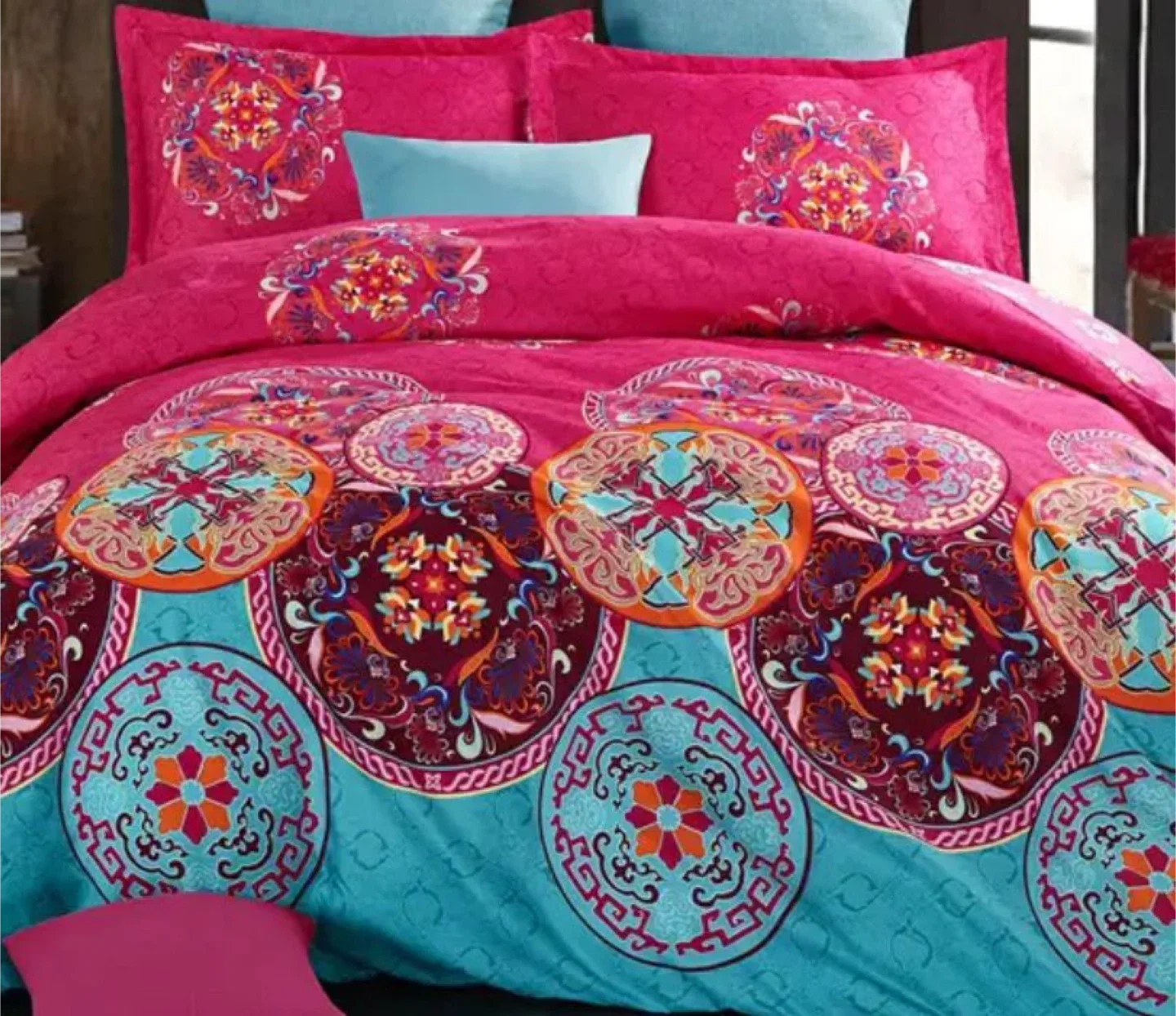Bohemian Style Bedding Set, Various designs, Queen size image indicator(9)
