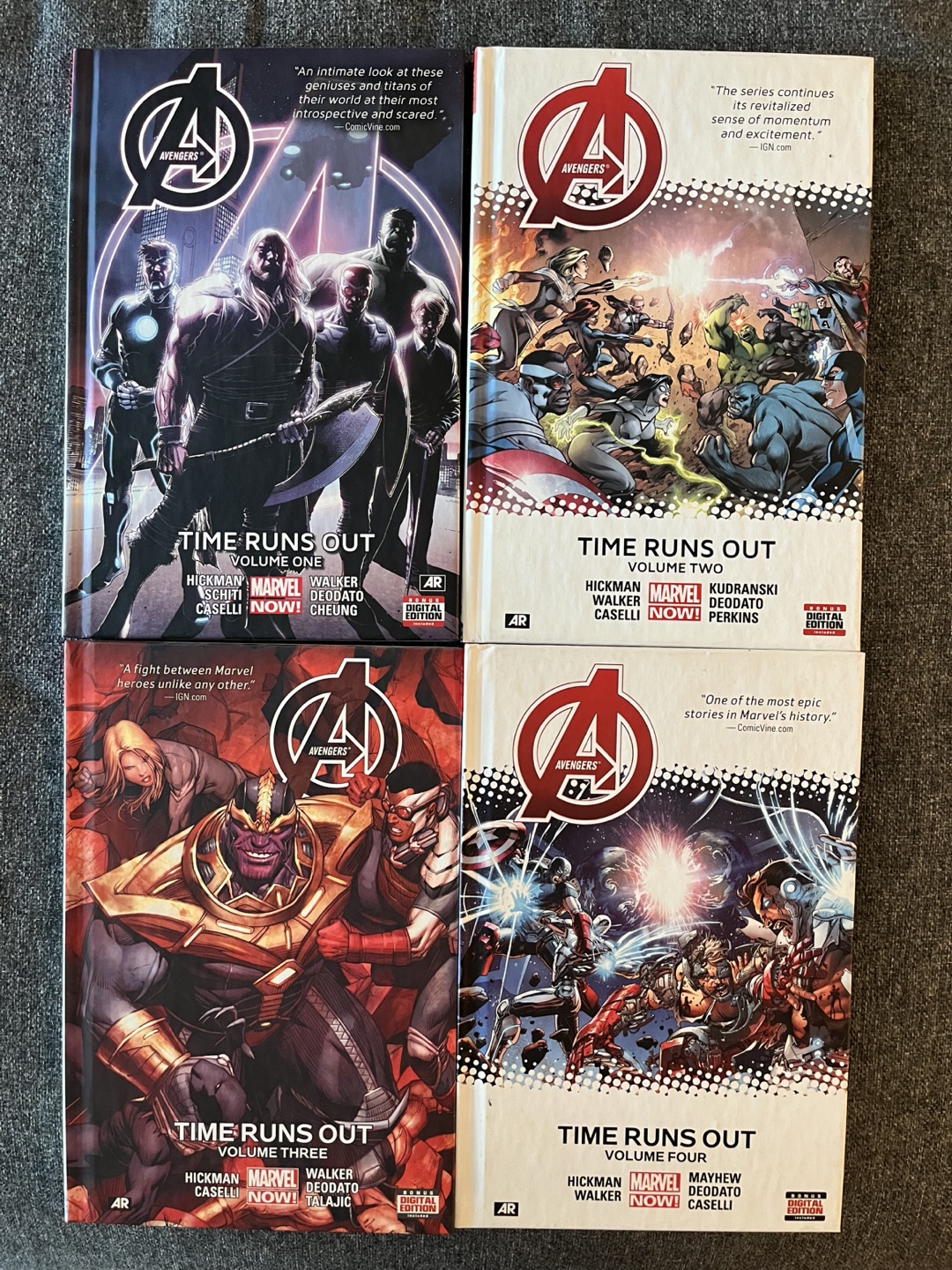 Avengers: Time Runs Out - Volumes 1-4