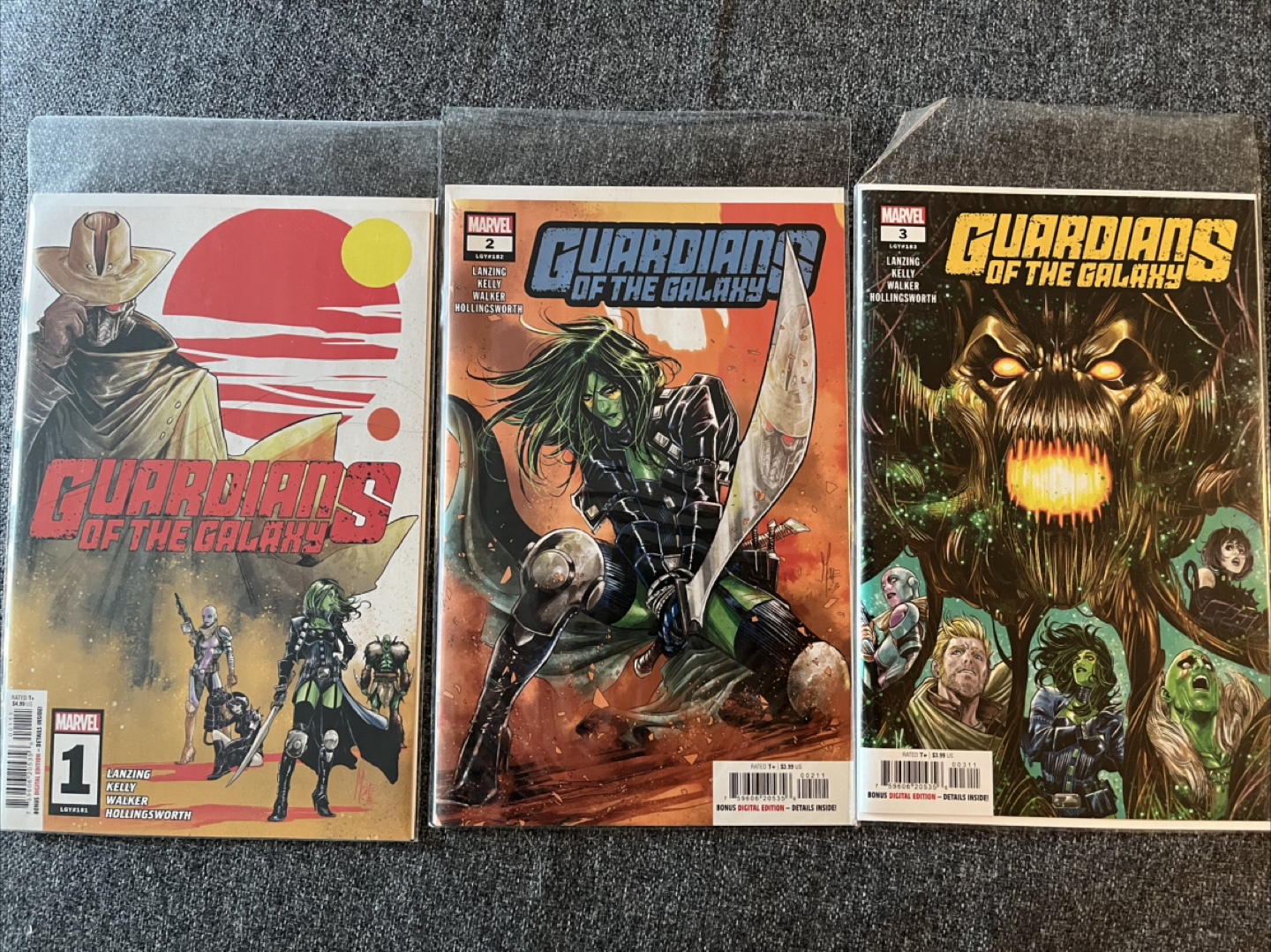 Guardians of the Galaxy Comic Book Lot (Issues 1-3)