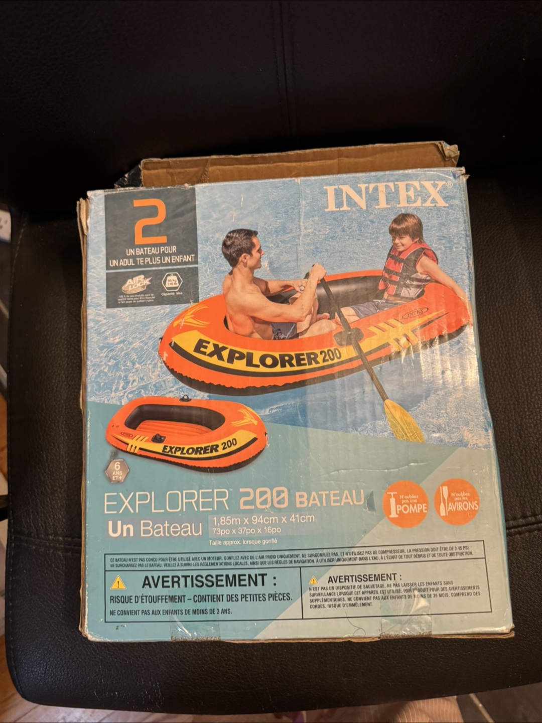 Intex Explorer 200 Boat - Like New!