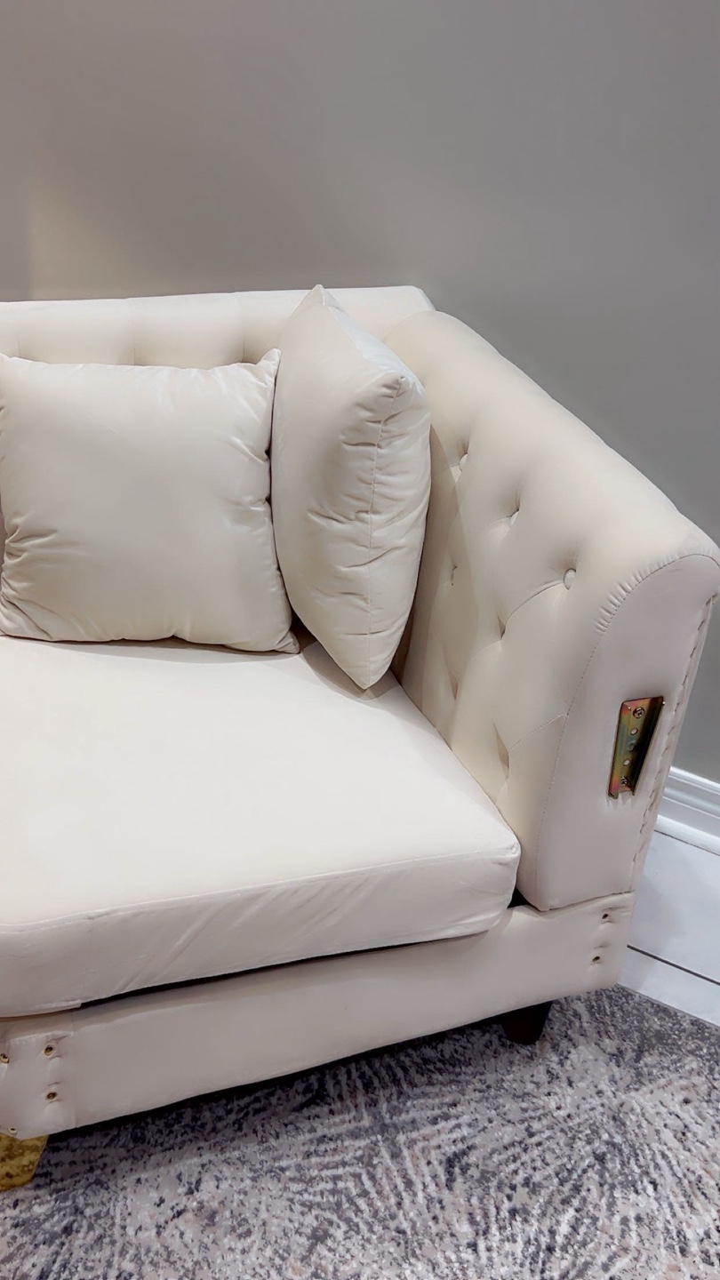 Corner sofa with cushions.    ( pickup only ) ( firm ) - photo 5