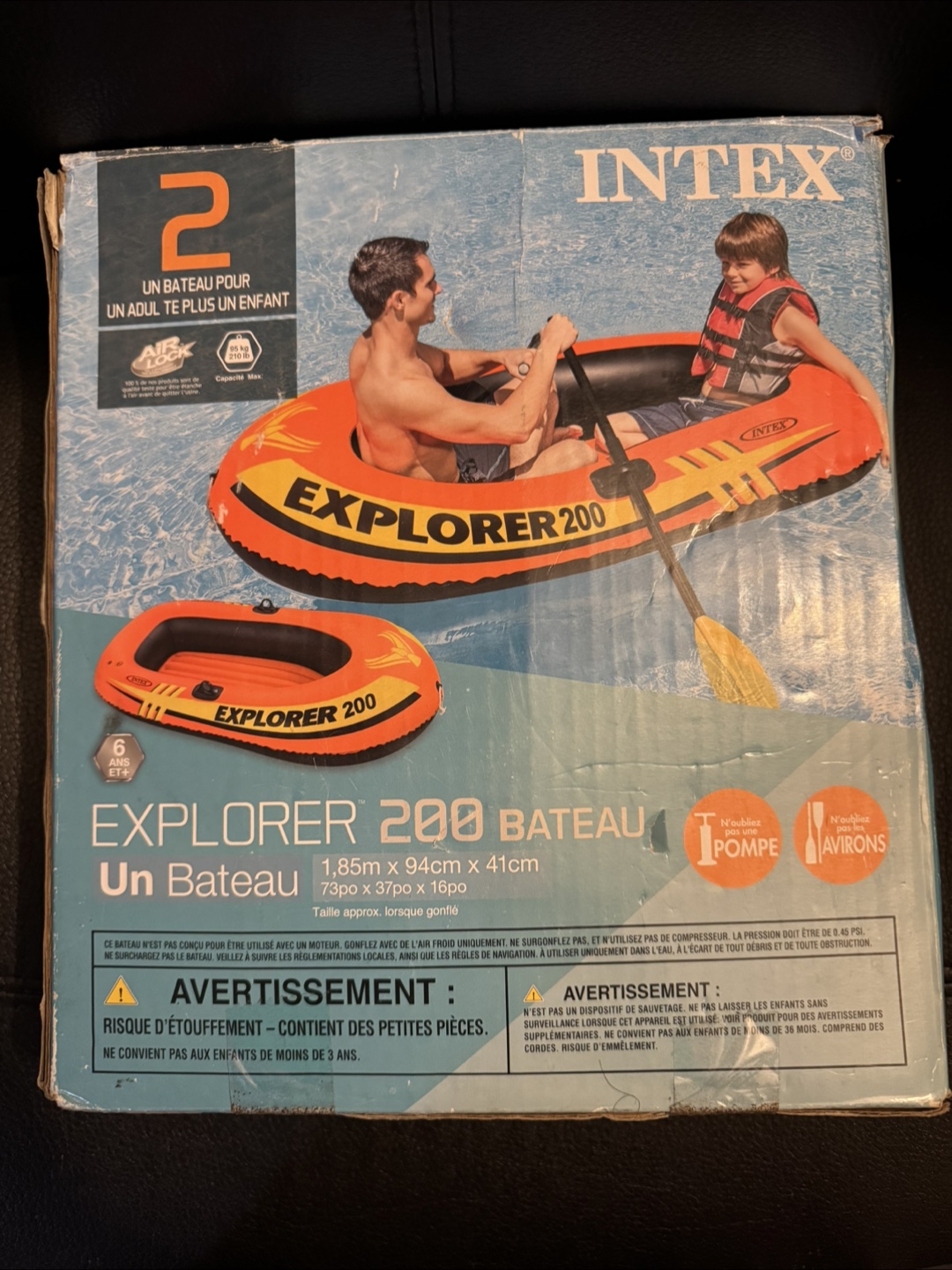 Intex Explorer 200 Boat - Like New! - photo 2