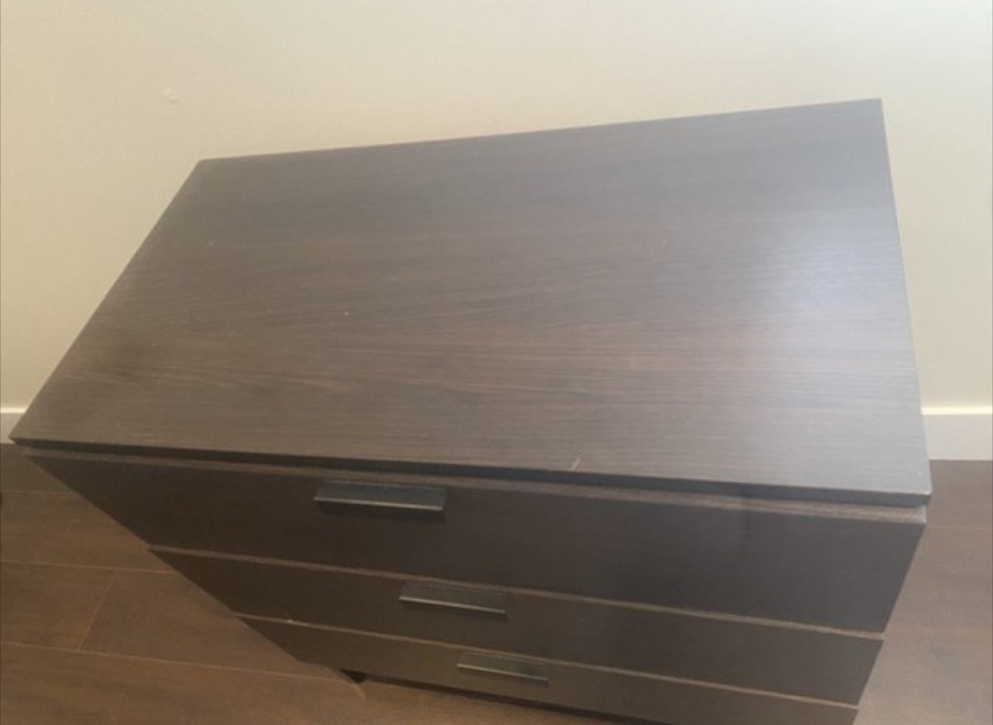 Brown 3-Drawer Dresser - photo 2