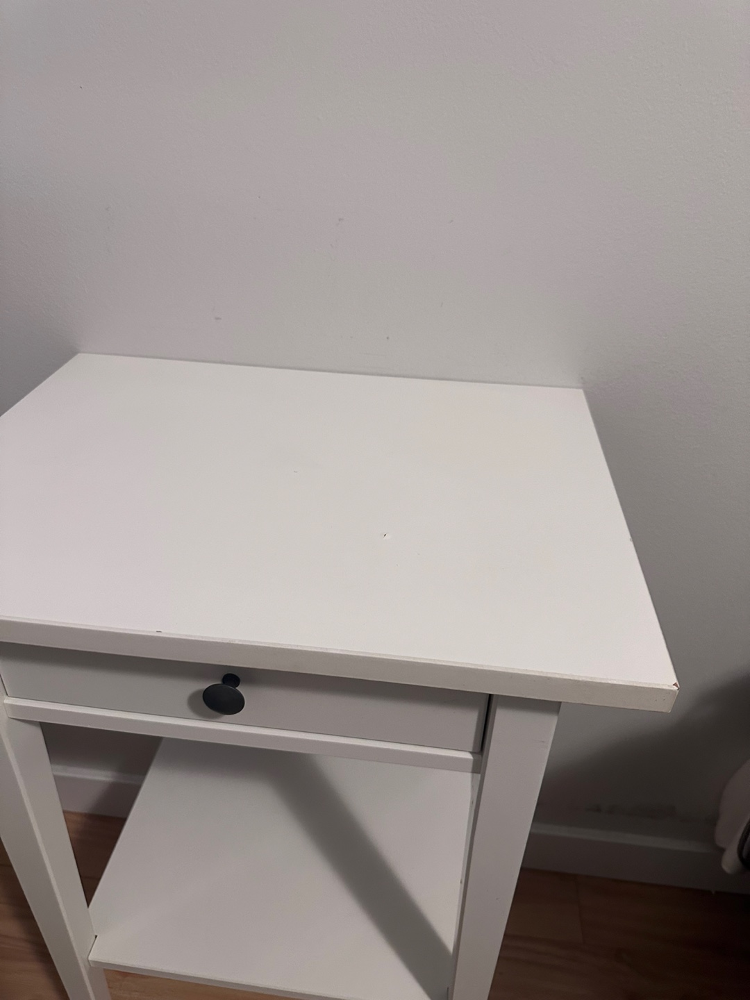 IKEA Hemnes White Bedside Tables (2) - photo 2