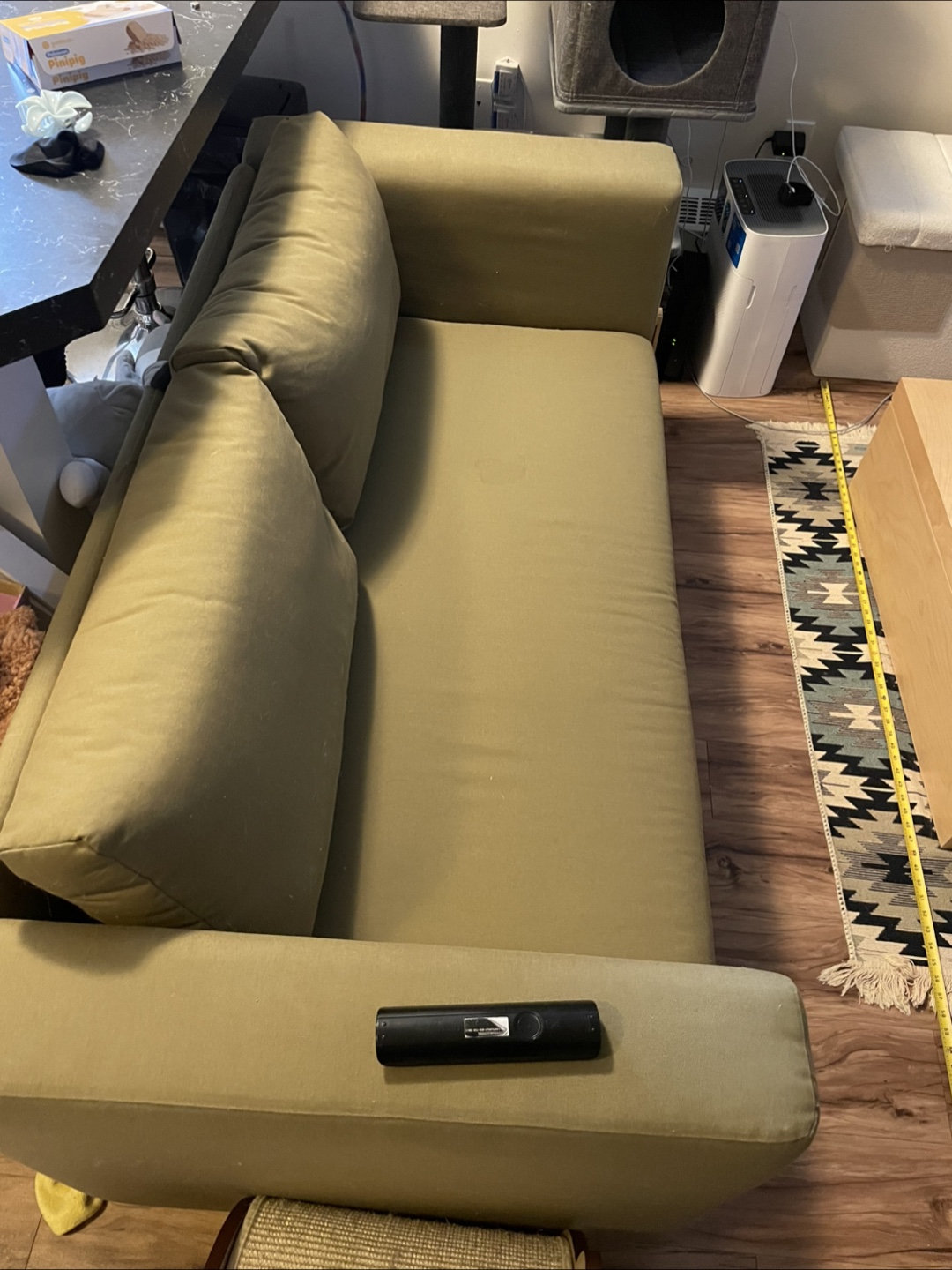 IKEA SKÖNABÄCK Yellow-Green Sofa Bed