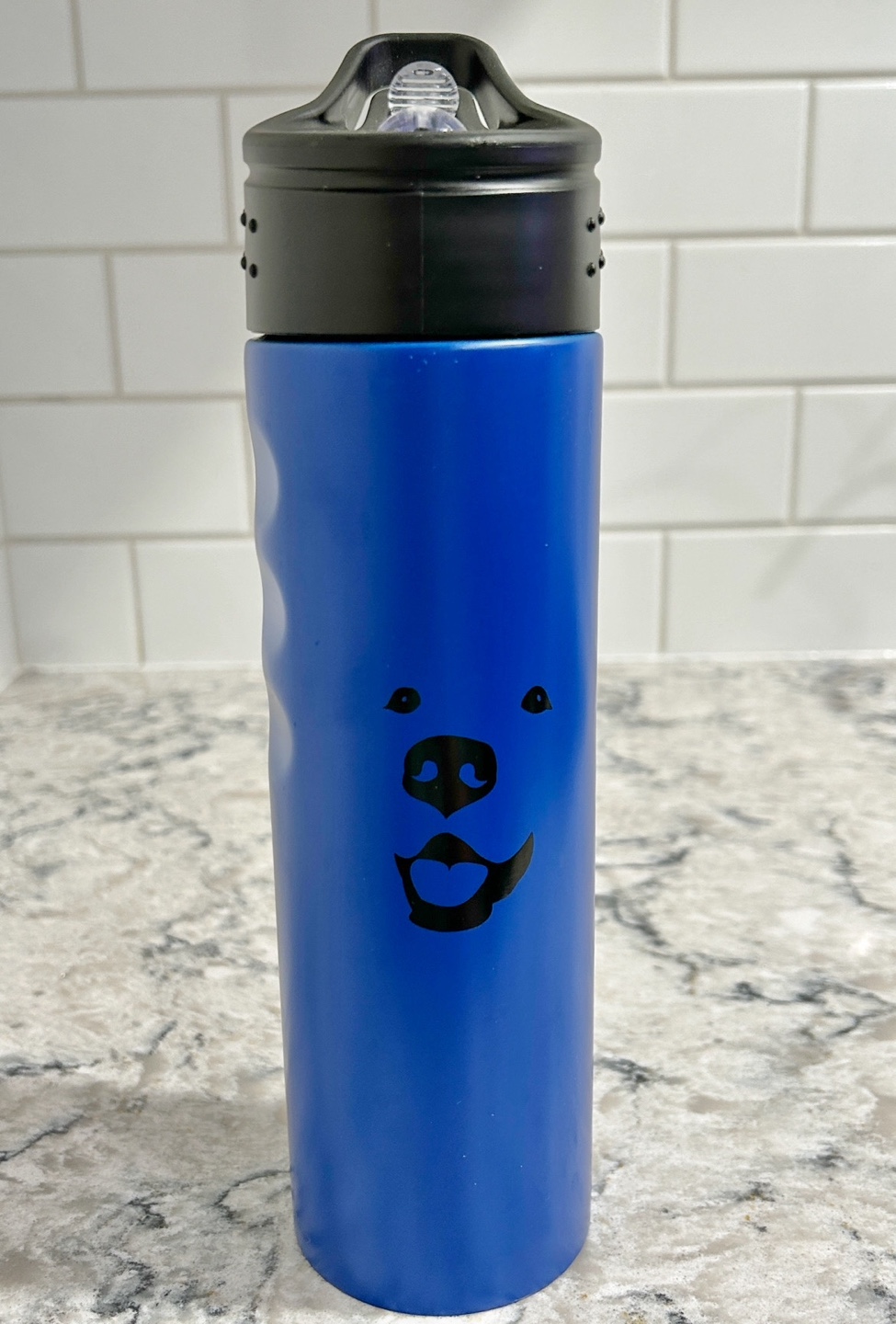 Blue PADS Insulated Water Bottle