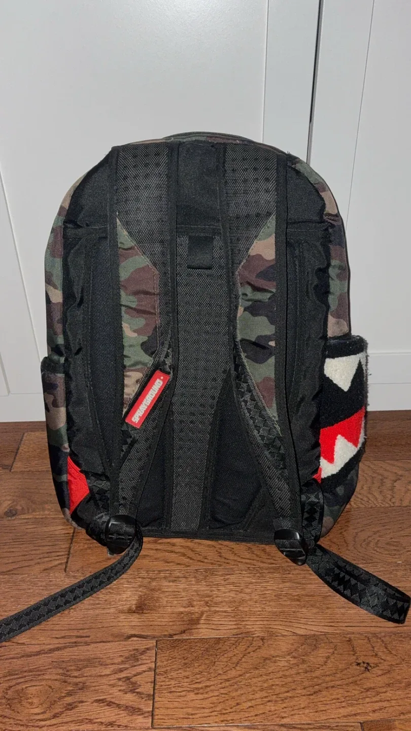 Sprayground Camo Shark Backpack image indicator(2)