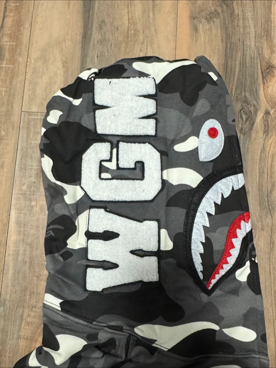 BAPE Shark Full Zip Hoodie - Camo/Black image indicator(6)