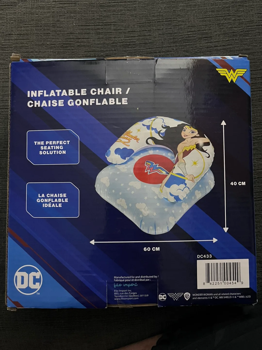 DC Wonder Woman Inflatable Chair (18m+) image indicator(2)