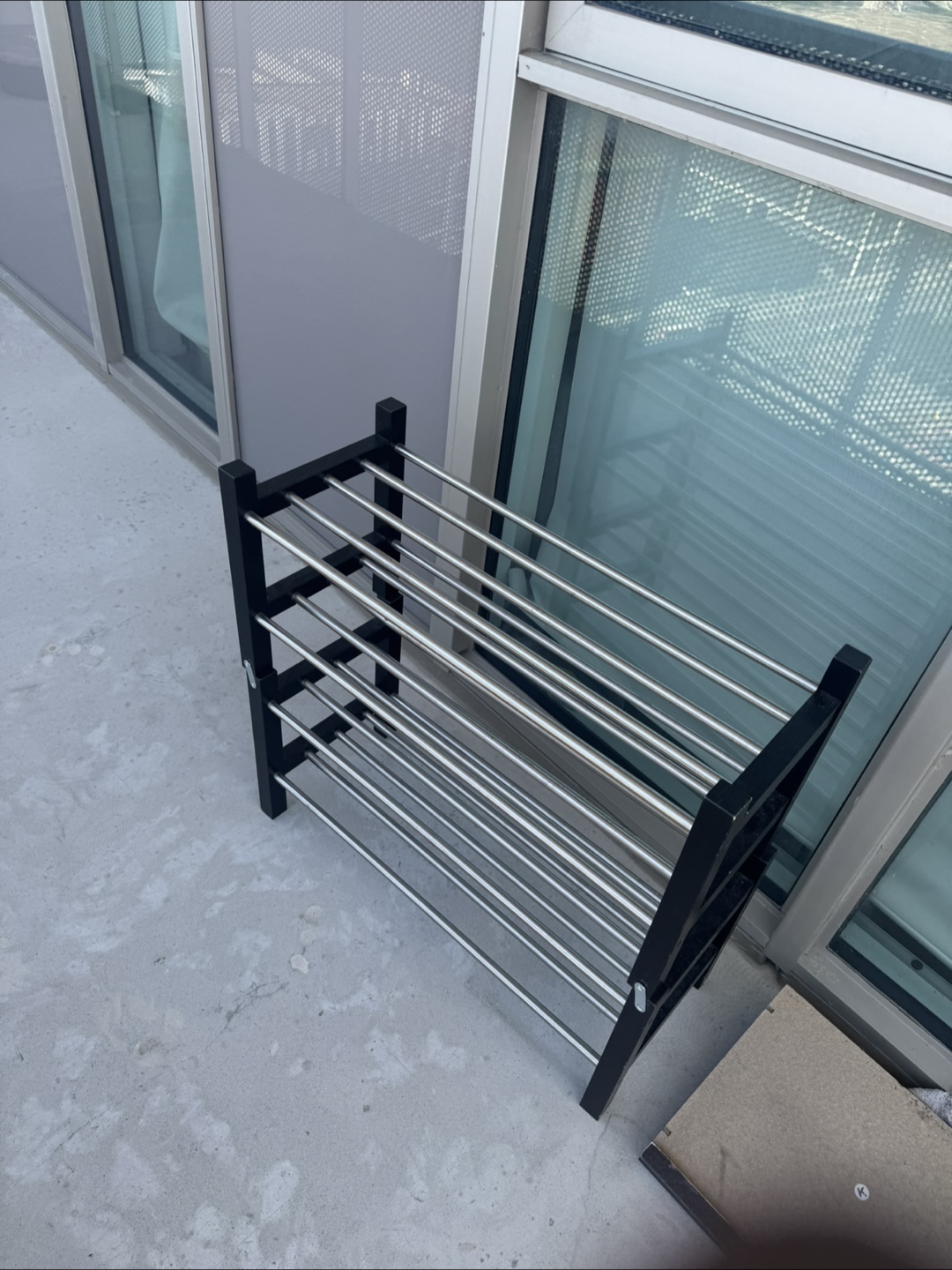 Ikea Black & Silver Shoe Rack for up to 20 shoes - photo 4