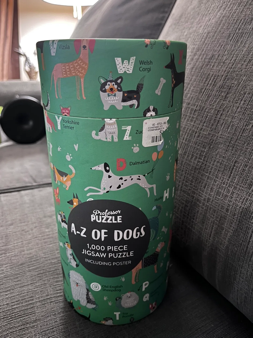 Professor Puzzle A-Z of Dogs 1000 Piece Jigsaw image indicator(2)