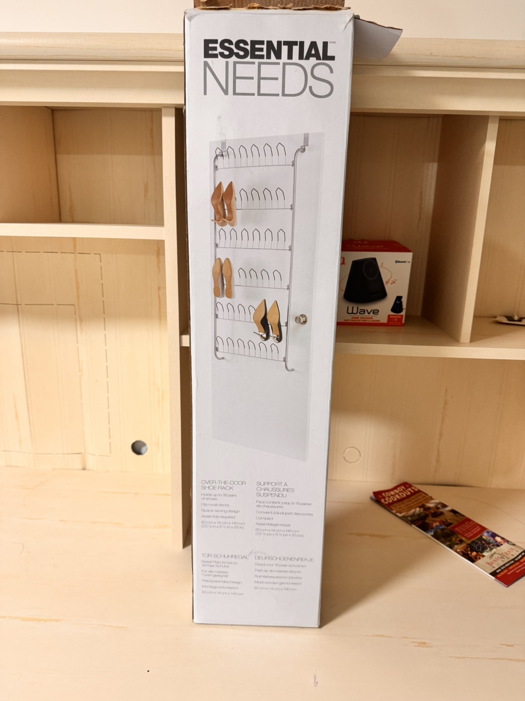 Essential Needs Over-the-Door Shoe Rack - NEW