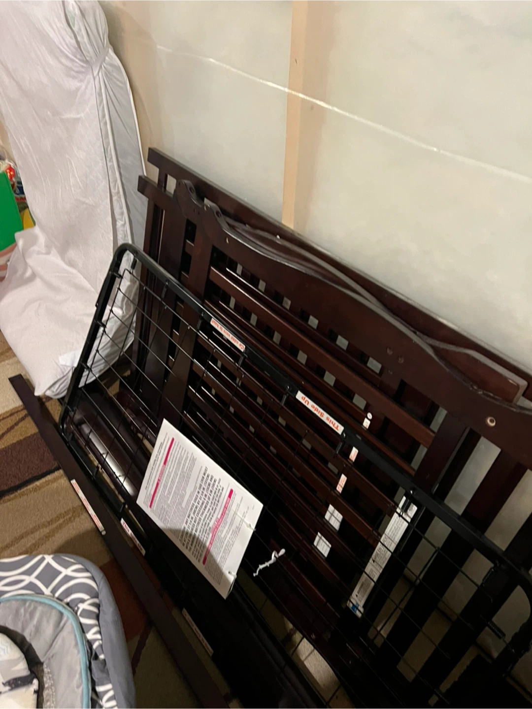 Convertible Crib - Dark Wood