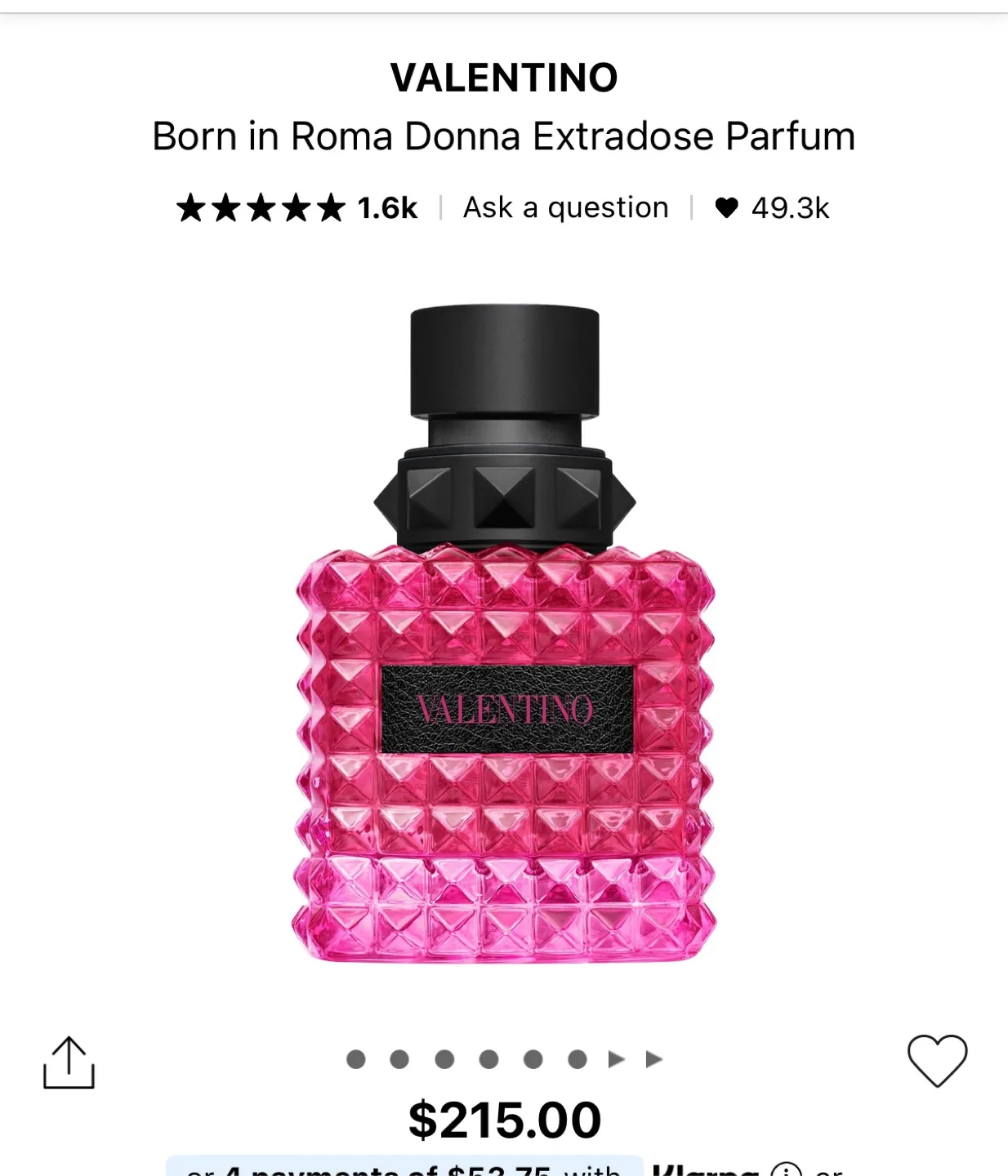 Valentino Born in Roma Donna Extradose Parfum thumbnail