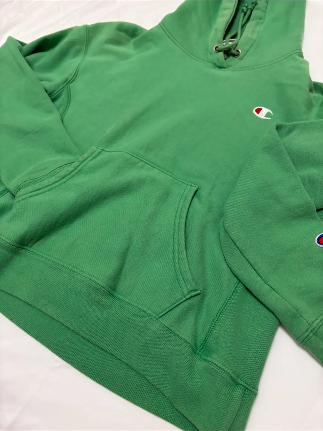 Champion Green Hoodie image indicator(4)