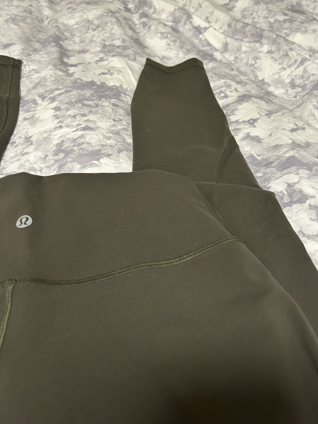 Lululemon Align Leggings, Size 4, Dark Olive - photo 2