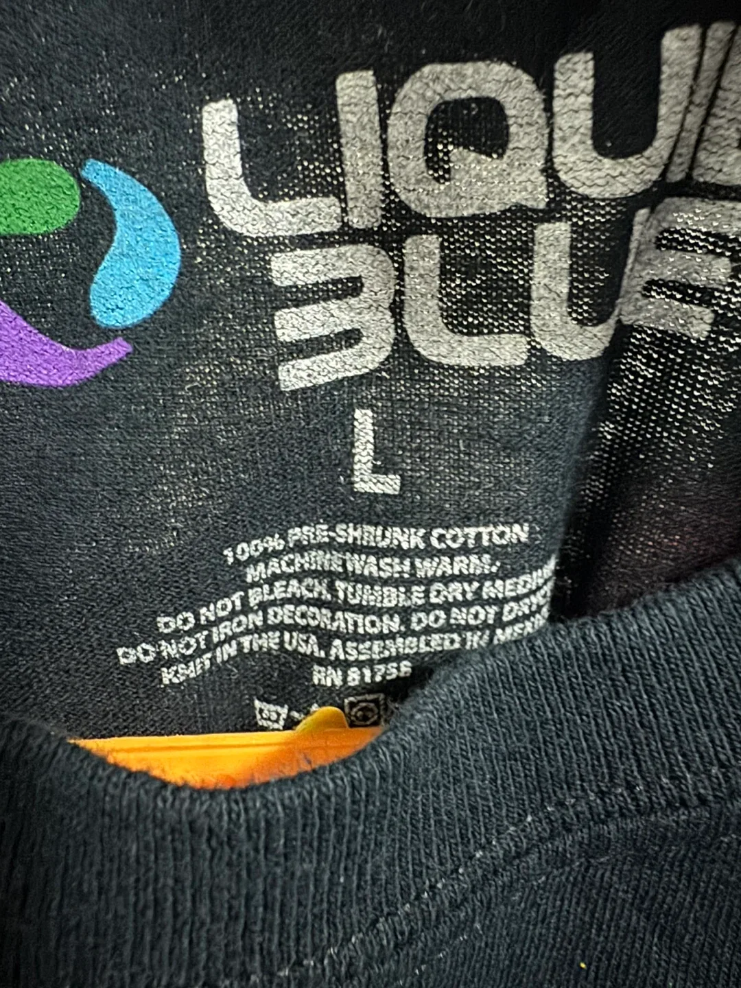 Liquid Blue Clown Graphic T-Shirt - Size L image indicator(3)