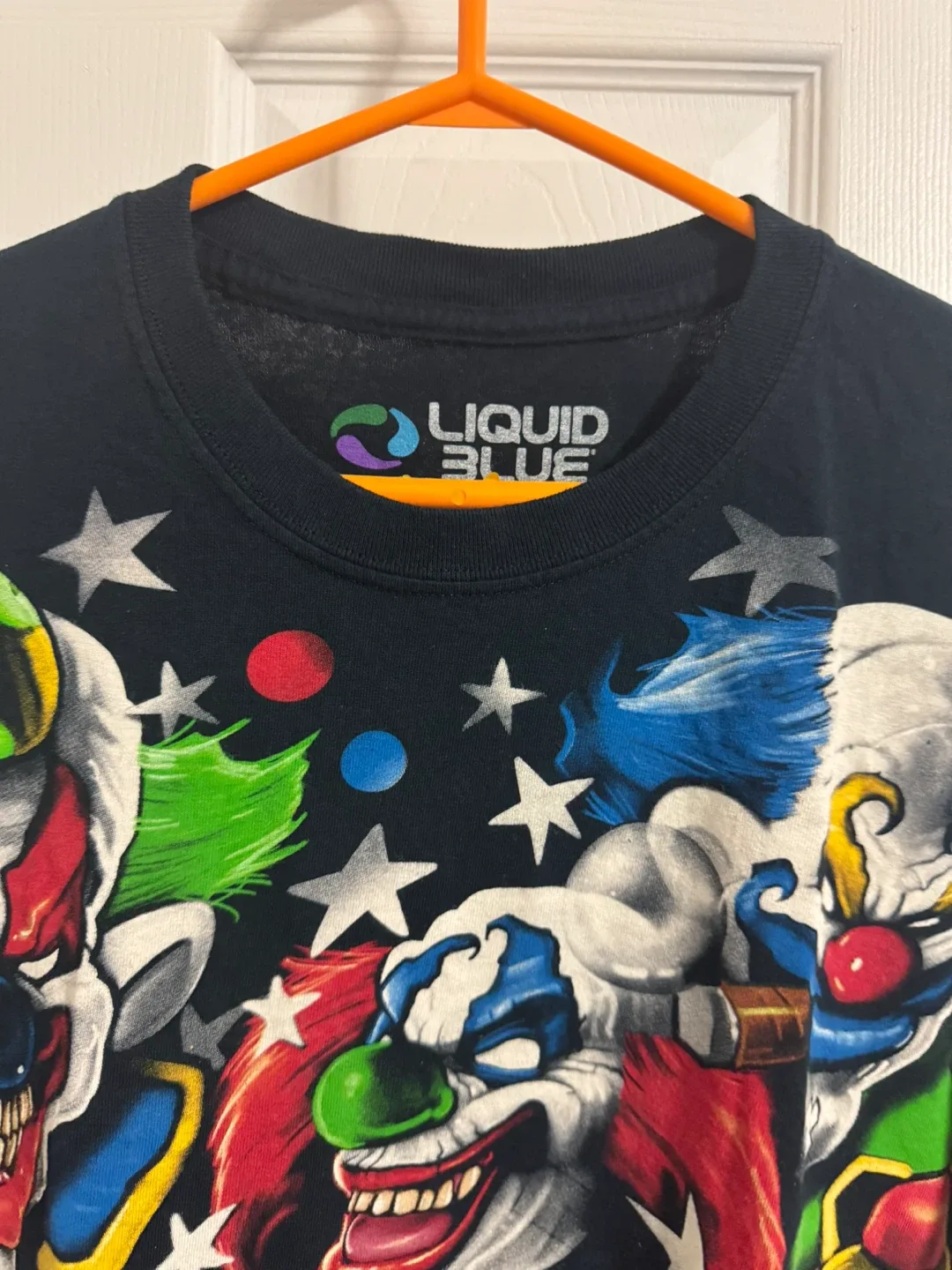 Liquid Blue Clown Graphic T-Shirt - Size L image indicator(7)